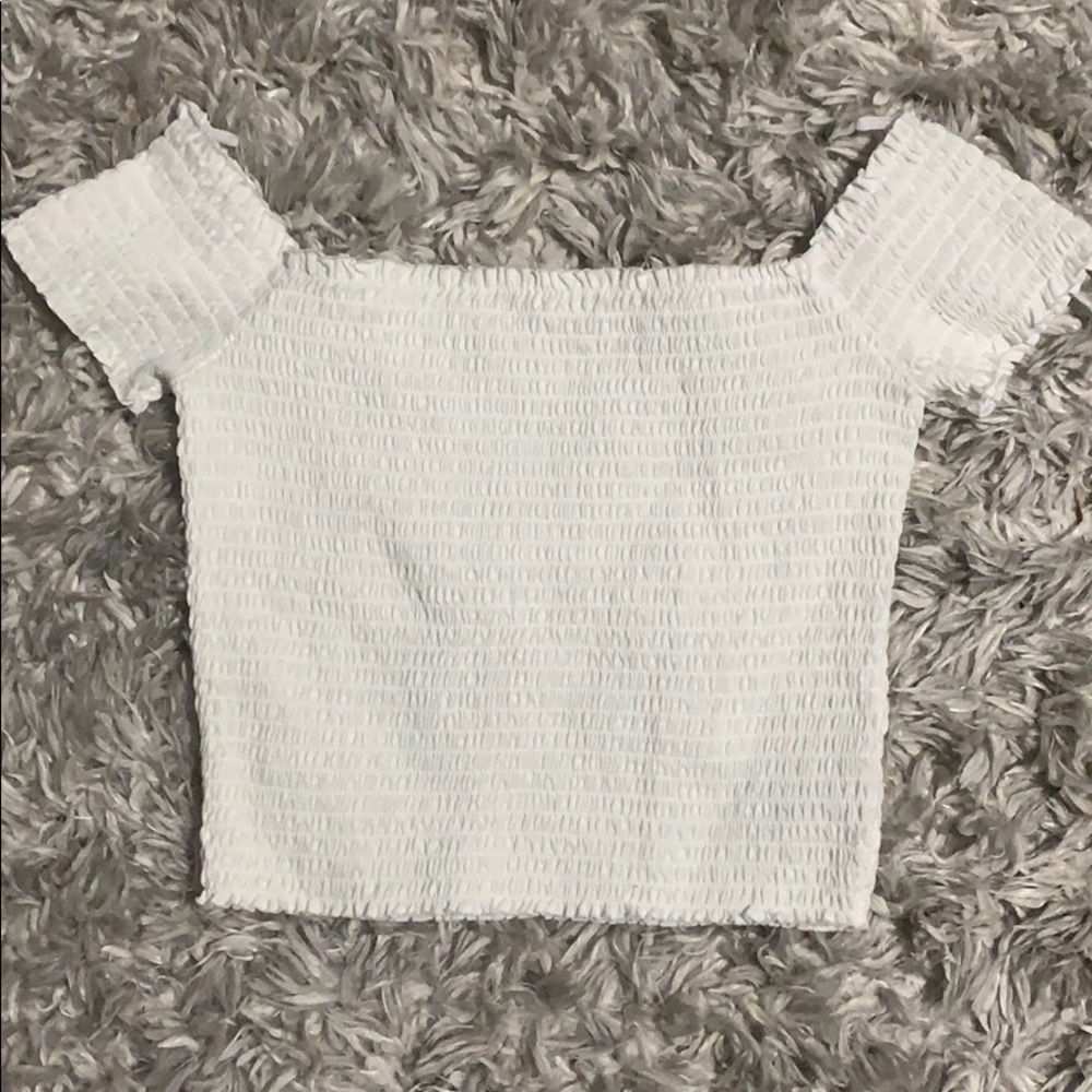 Garage off the shoulder top